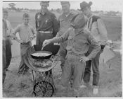 Boy Scouts cooking